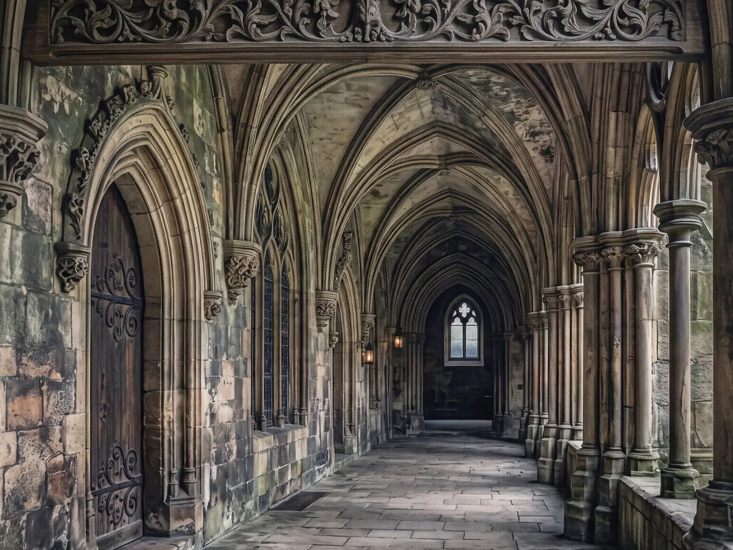 Laura Dark Gothic Hallway 1