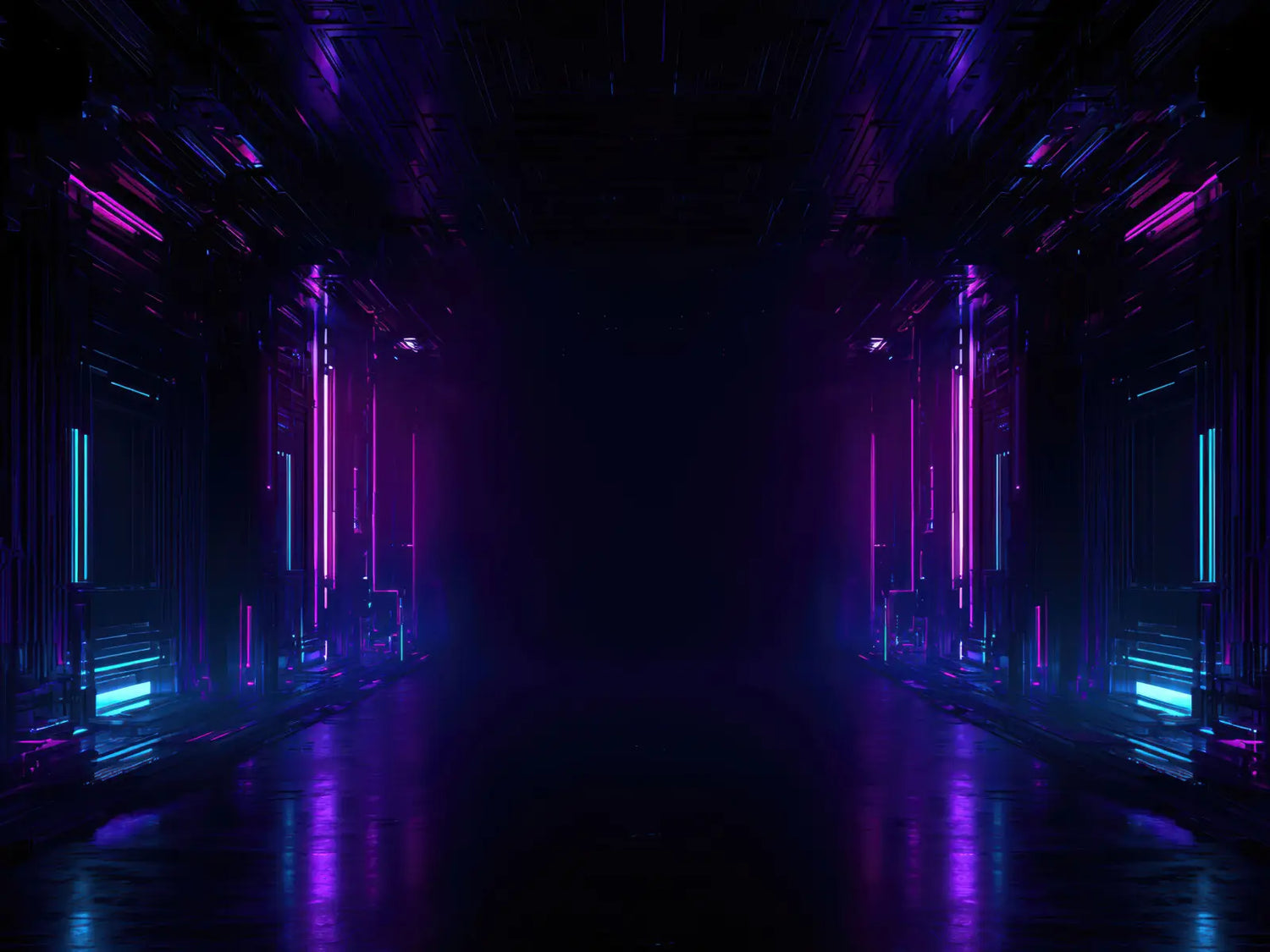 Futuristic Cyber Hall