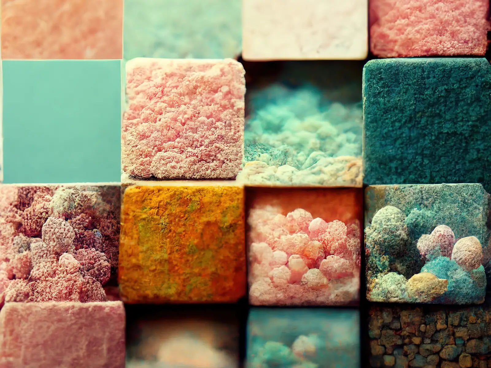 Pastel Cubes