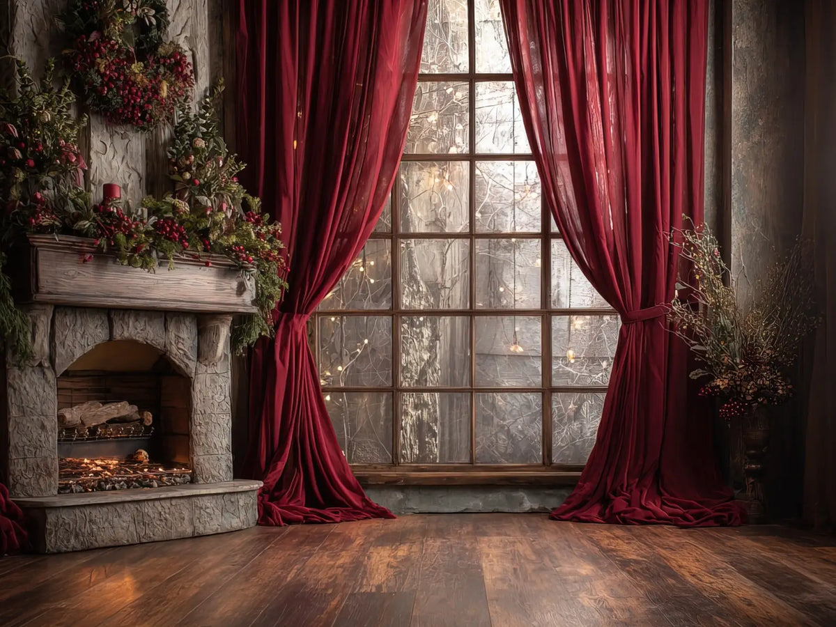Simple Christmas Fireplace