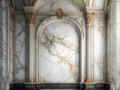 White Marble Wall 2