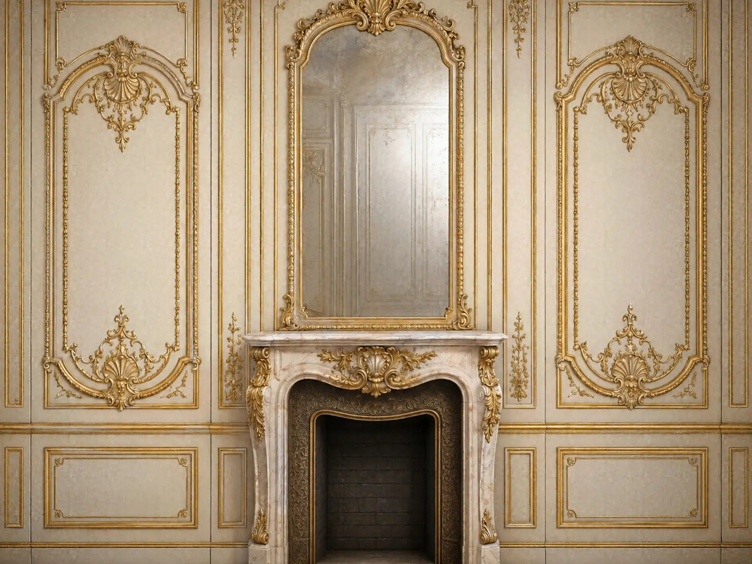 Laura Dark Right Rococo Wall 2