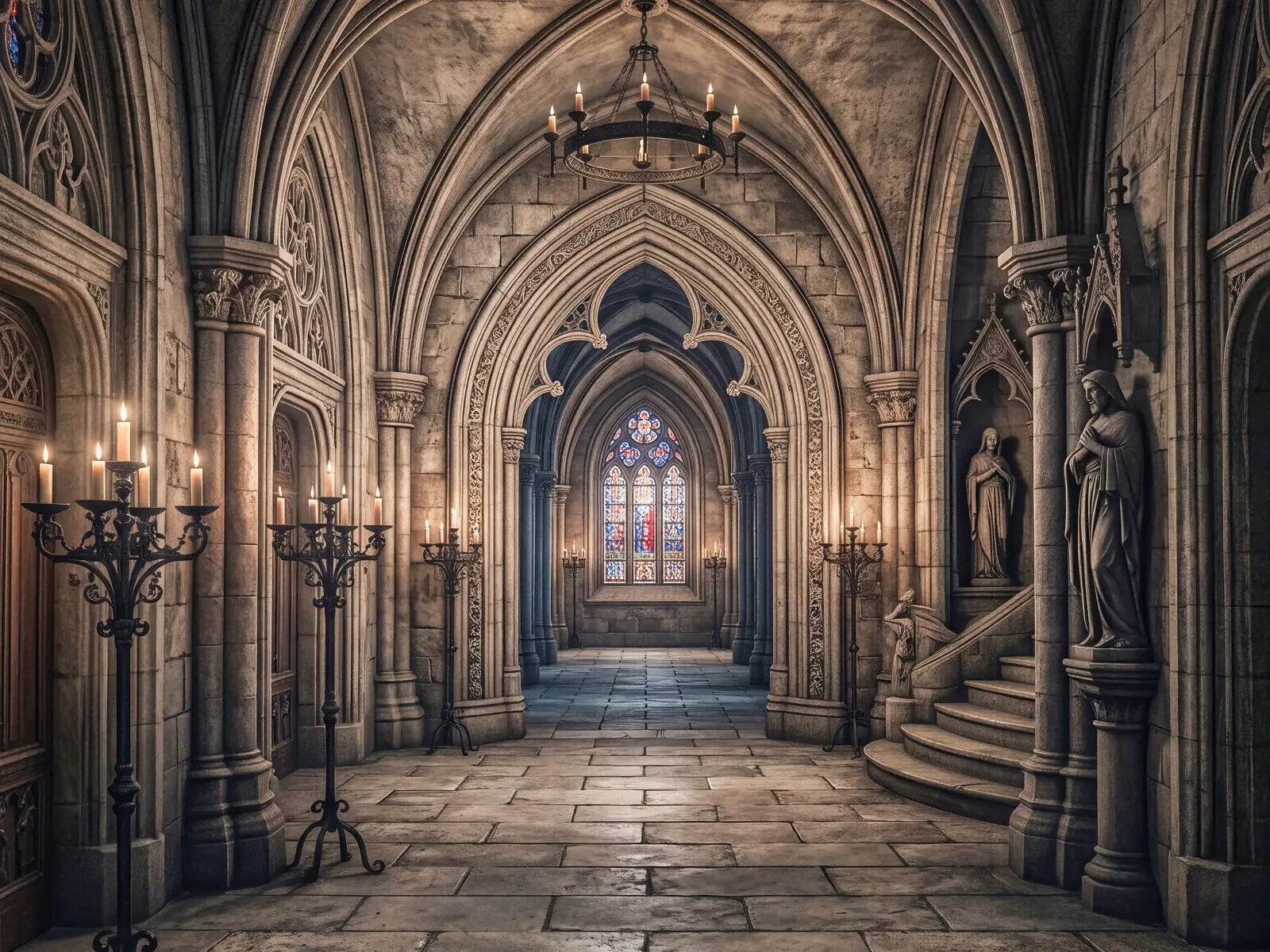 Laura Dark Gothic Hallway 2