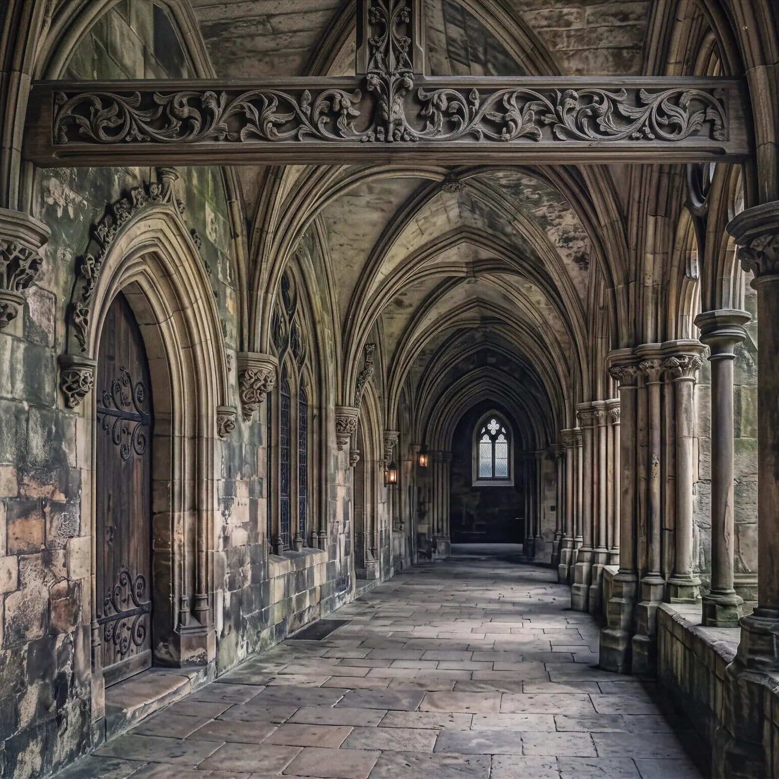 Laura Dark Gothic Hallway 1