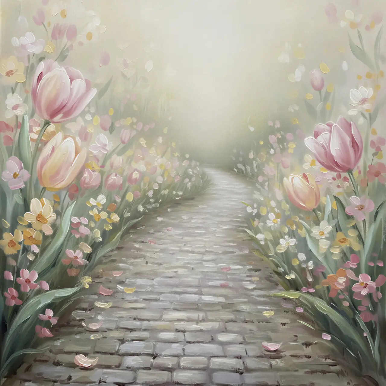 Painted Tulip Path