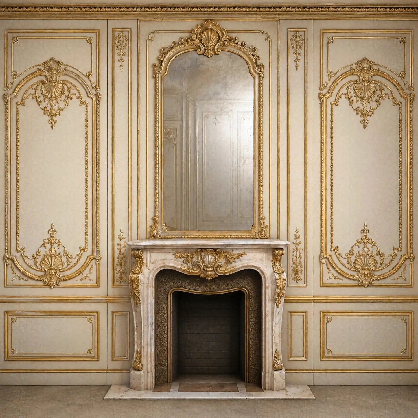 Laura Dark Right Rococo Wall 2