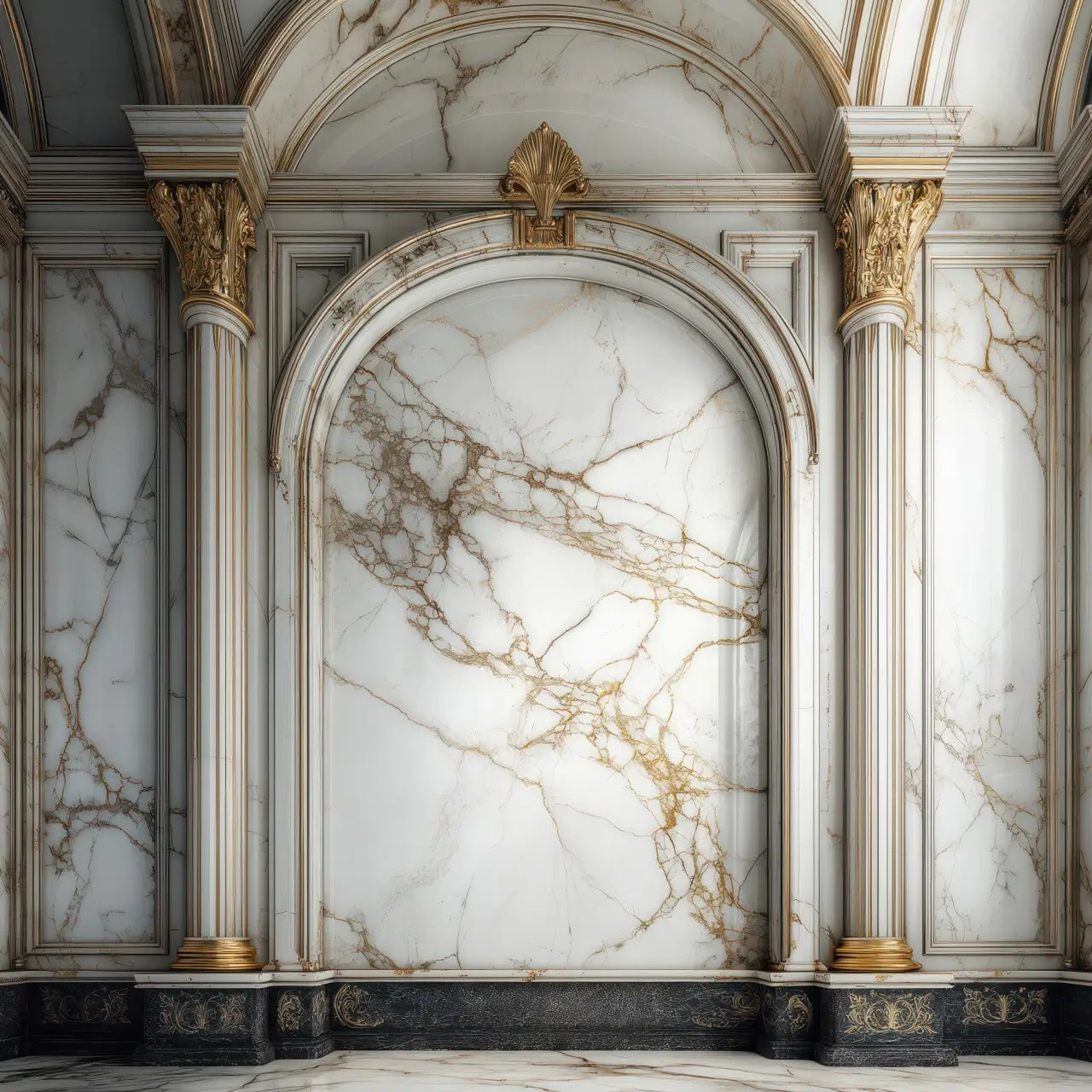 White Marble Wall 2
