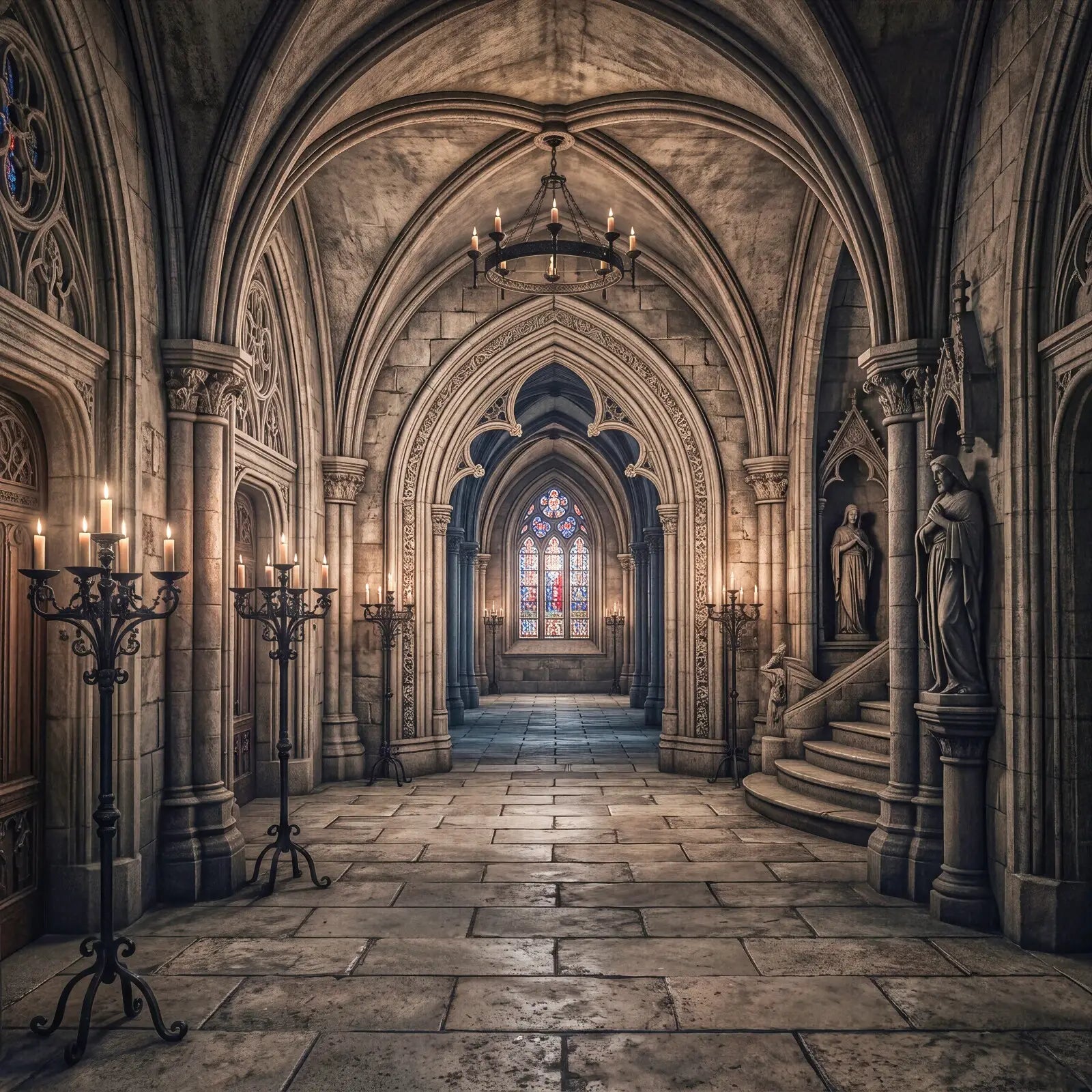 Laura Dark Gothic Hallway 2
