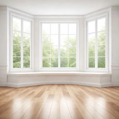 Classic White Bay Window