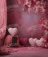 Pink Hearts Backdrop for Photography