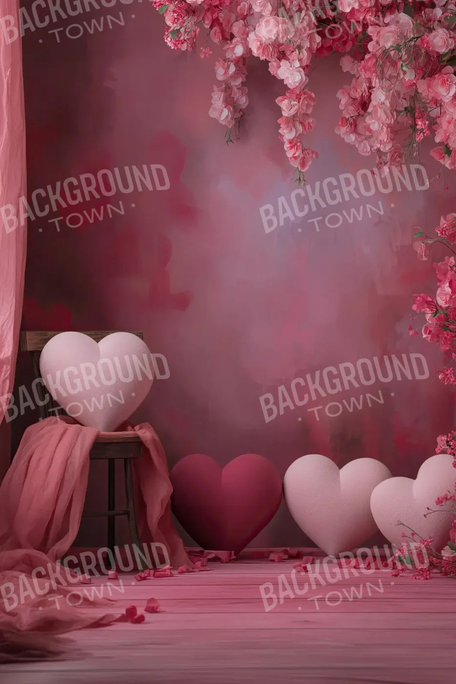 A Gathering Of Hearts 8’x12’ UltraCloth (96 x 144 inch) Backdrop