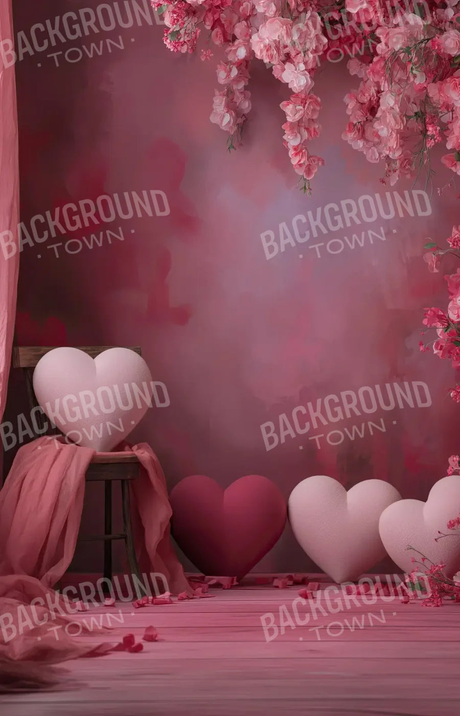 A Gathering Of Hearts 9’x14’ UltraCloth (108 x 168 inch) Backdrop