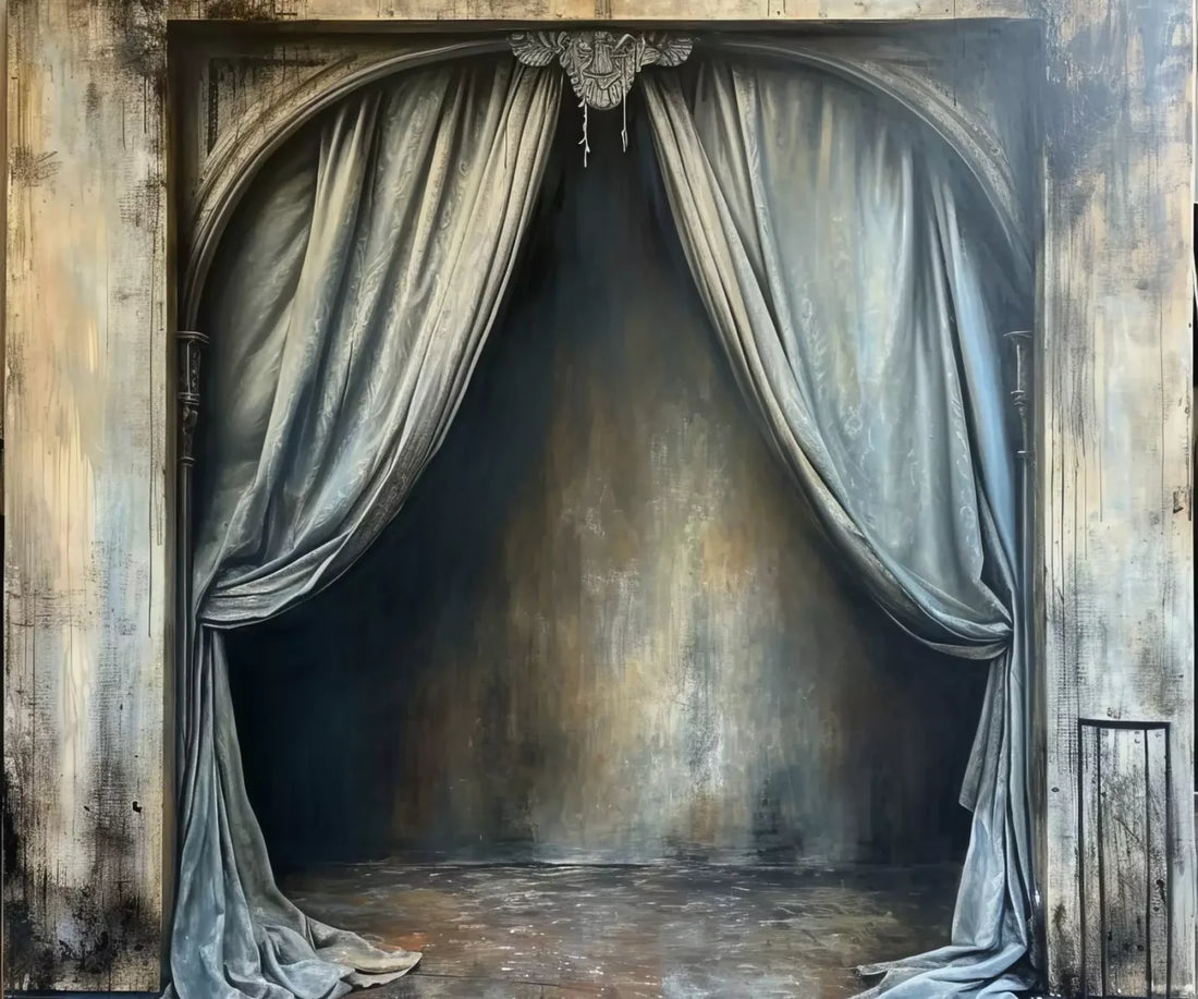 Abandoned Bed Alcove 5’X4’2 Fleece (60 X 50 Inch) Backdrop