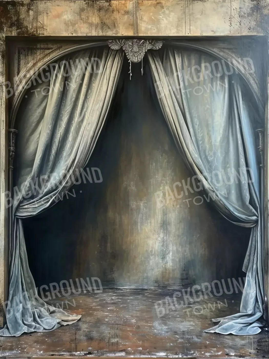 Abandoned Bed Alcove 6’X8’ Fleece (72 X 96 Inch) Backdrop