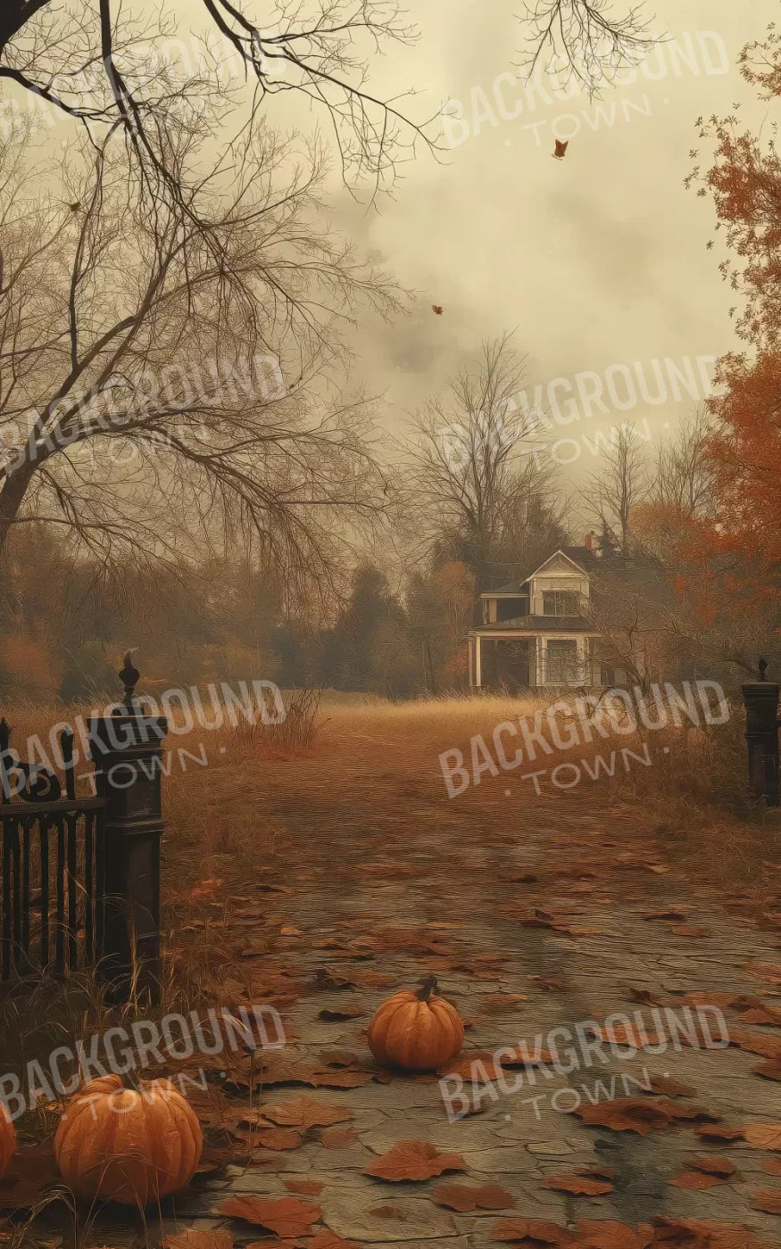 Abandoned Fall Drive 10’X16’ Ultracloth (120 X 192 Inch) Backdrop