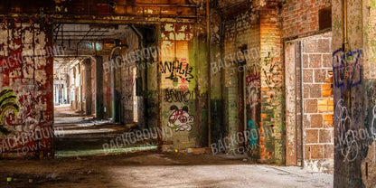 Abandoned Halls 20X10 Ultracloth ( 240 X 120 Inch ) Backdrop