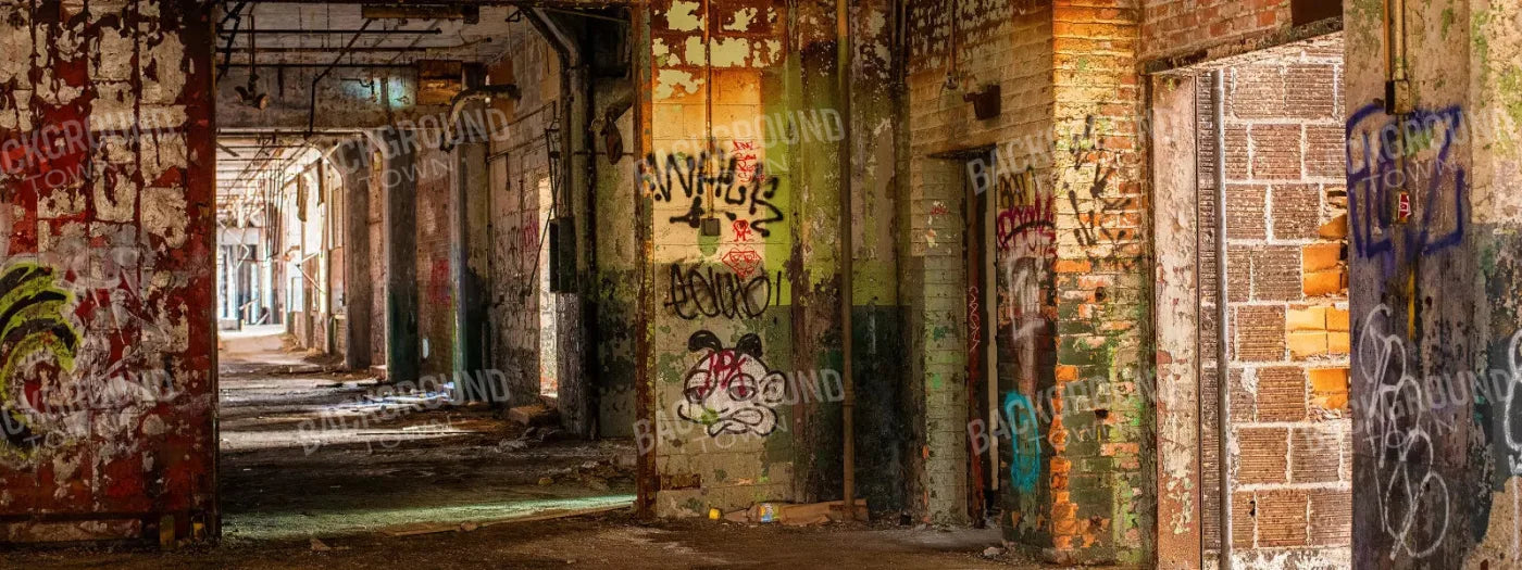 Abandoned Halls 20X8 Ultracloth ( 240 X 96 Inch ) Backdrop
