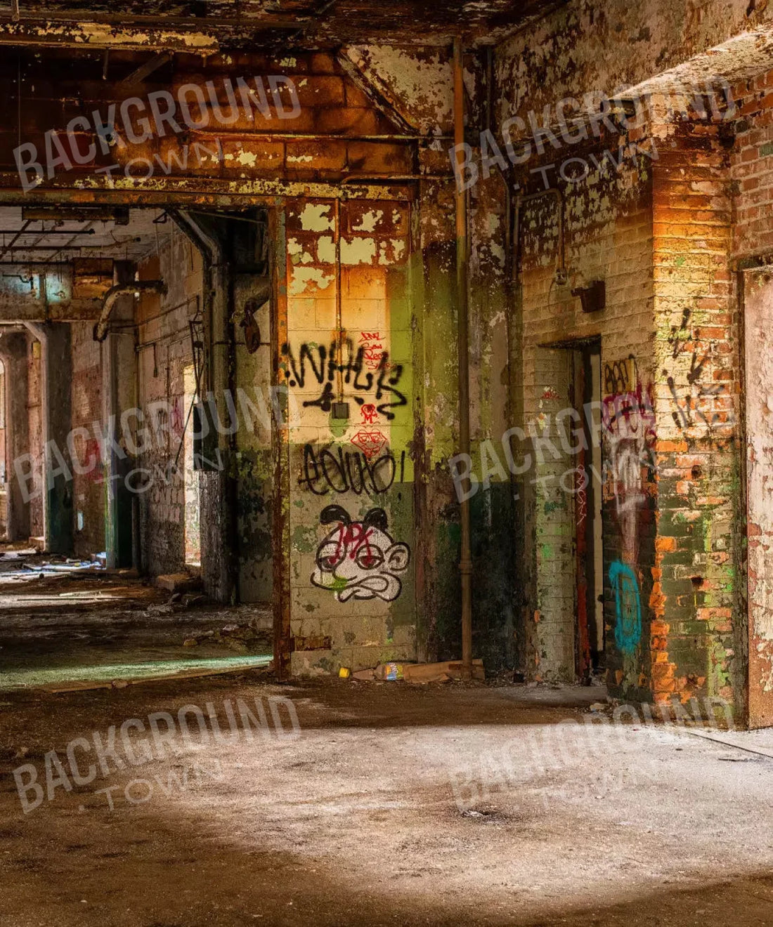 Beige Urban Grunge Backdrop for Photography