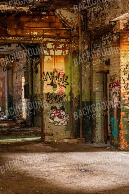 Abandoned Halls 5X8 Ultracloth ( 60 X 96 Inch ) Backdrop
