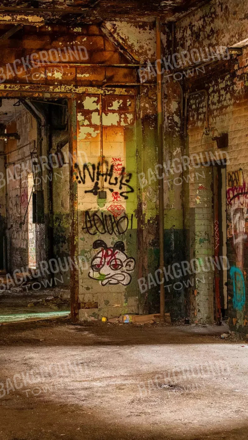 Abandoned Halls 8X14 Ultracloth ( 96 X 168 Inch ) Backdrop
