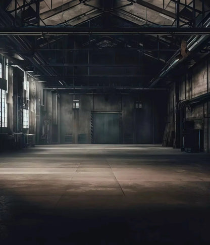 Abandoned Warehouse 10X12 Ultracloth ( 120 X 144 Inch ) Backdrop