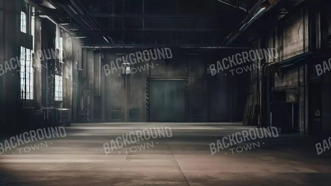 Abandoned Warehouse 14X8 Ultracloth ( 168 X 96 Inch ) Backdrop
