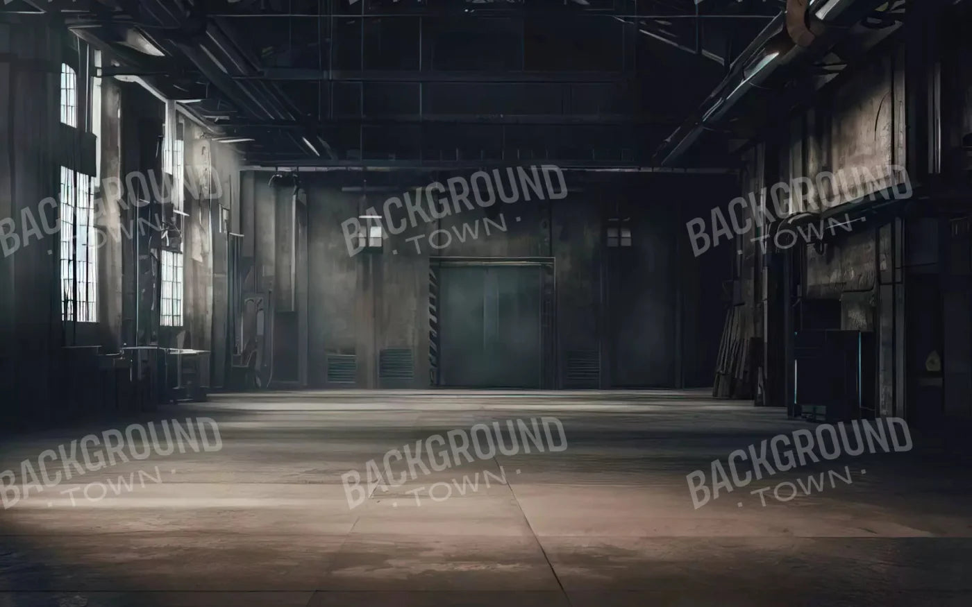 Abandoned Warehouse 14X9 Ultracloth ( 168 X 108 Inch ) Backdrop