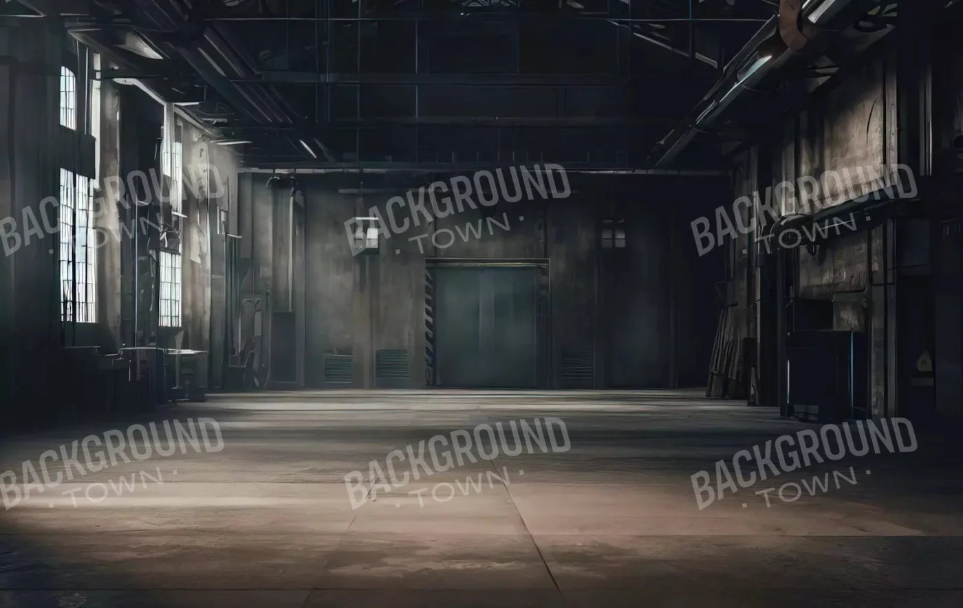 Abandoned Warehouse 16X10 Ultracloth ( 192 X 120 Inch ) Backdrop