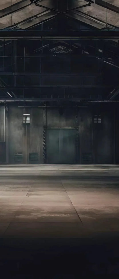 Abandoned Warehouse 5X12 Ultracloth For Westcott X-Drop ( 60 X 144 Inch ) Backdrop