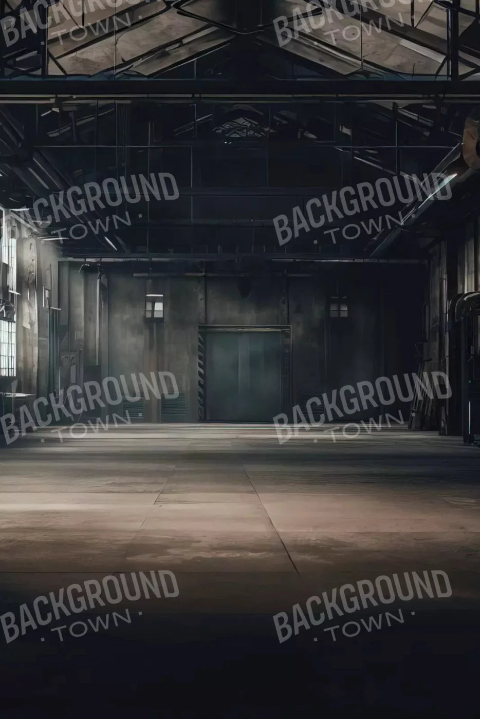 Abandoned Warehouse 5X8 Ultracloth ( 60 X 96 Inch ) Backdrop