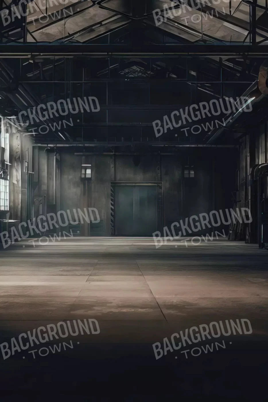 Abandoned Warehouse 5X8 Ultracloth ( 60 X 96 Inch ) Backdrop
