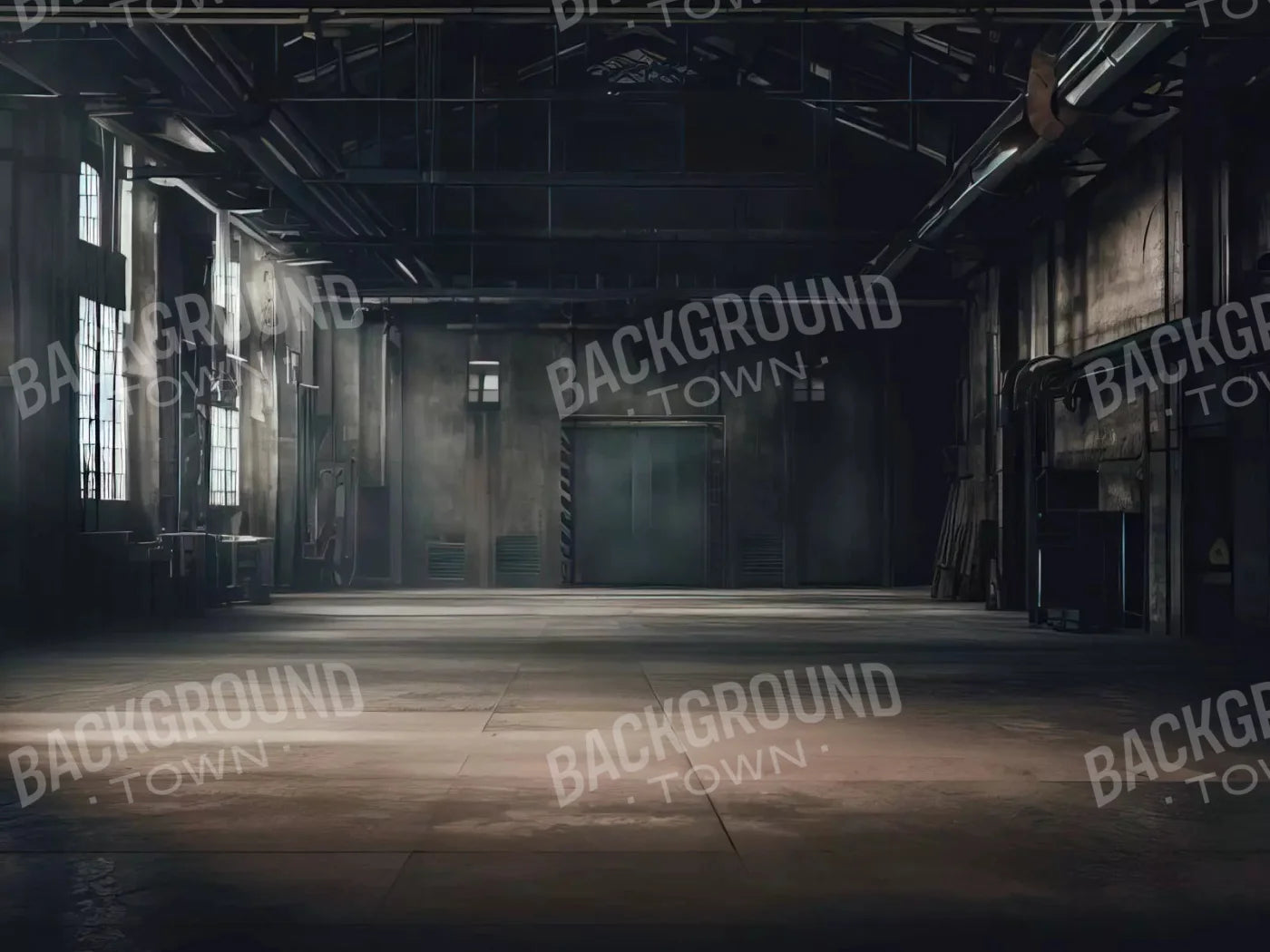 Abandoned Warehouse 7X5 Ultracloth ( 84 X 60 Inch ) Backdrop