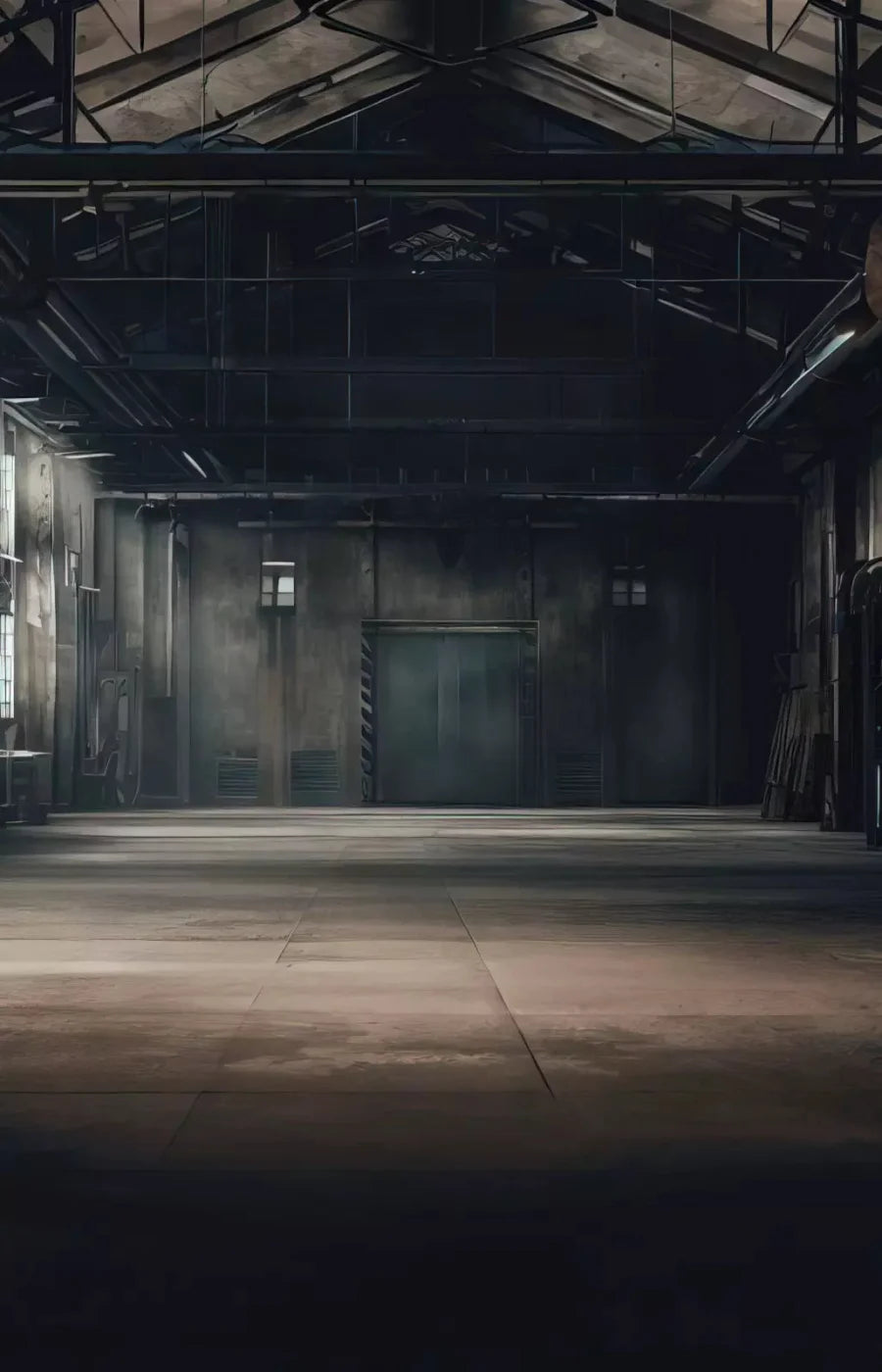 Abandoned Warehouse 8X12 Ultracloth ( 96 X 144 Inch ) Backdrop
