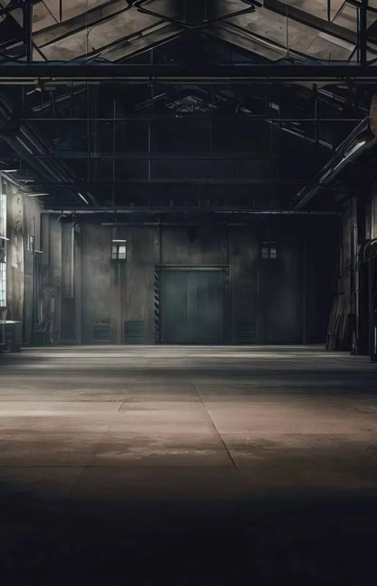 Abandoned Warehouse 8X12 Ultracloth ( 96 X 144 Inch ) Backdrop