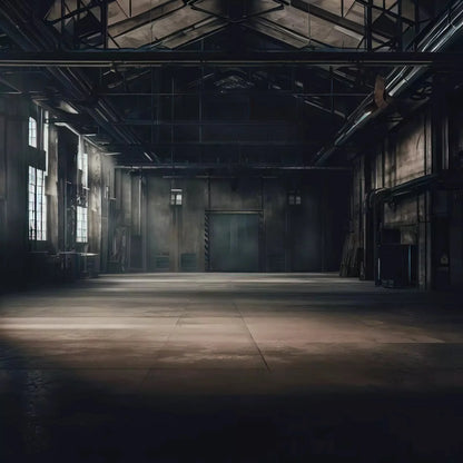Abandoned Warehouse 5X5 Rubbermat Floor ( 60 X Inch ) Backdrop
