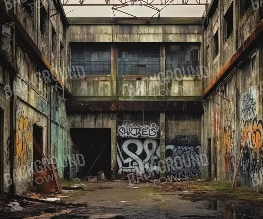 Abandoned Warehouse Ii 5X42 Fleece ( 60 X 50 Inch ) Backdrop