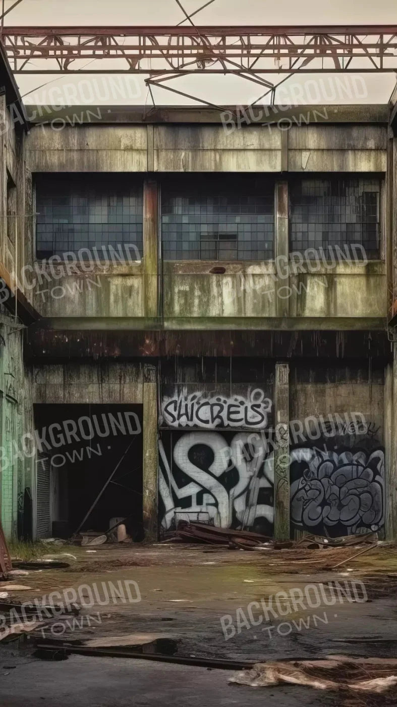 Abandoned Warehouse Ii 8X14 Ultracloth ( 96 X 168 Inch ) Backdrop