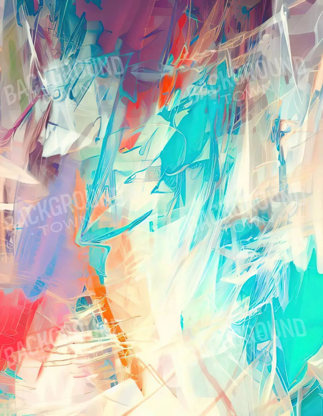 Abstract 2 6X8 Fleece ( 72 X 96 Inch ) Backdrop