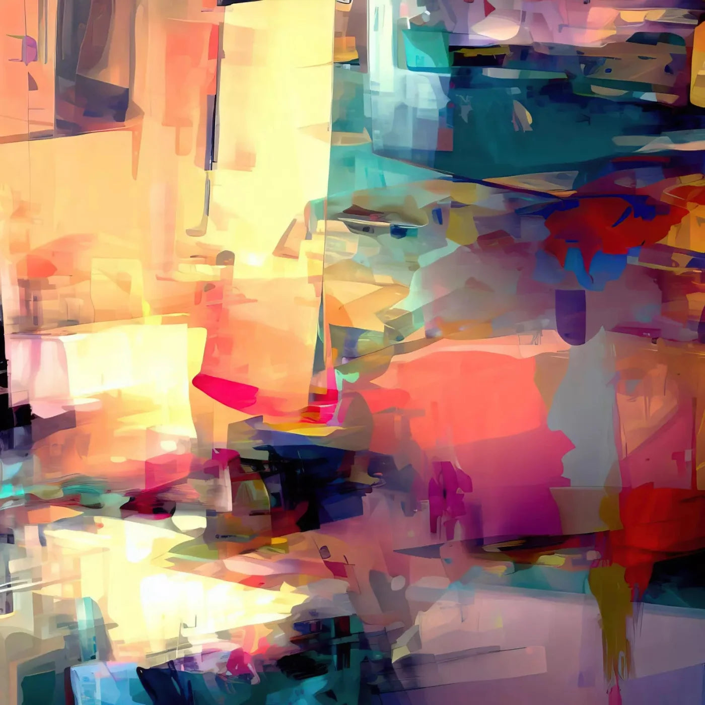 Abstract 8X8 Fleece ( 96 X Inch ) Backdrop