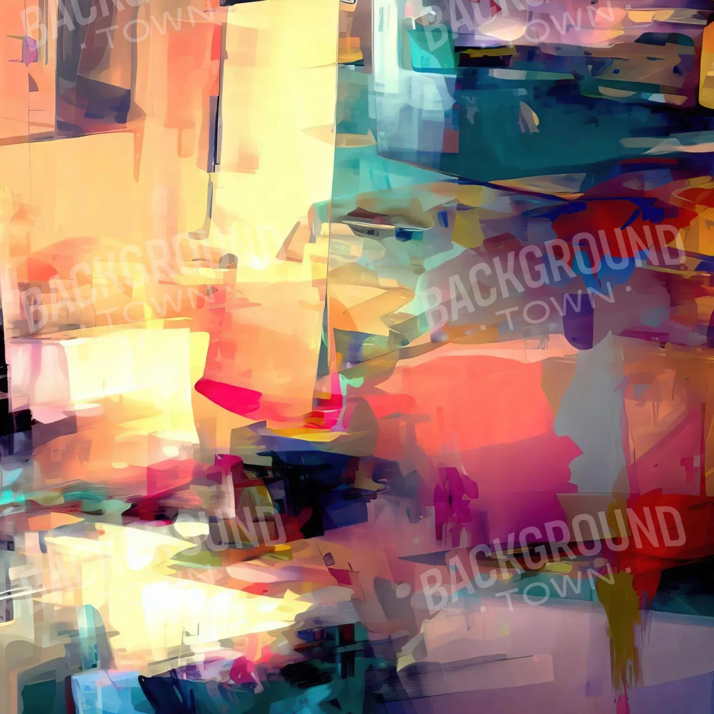 Abstract 8X8 Fleece ( 96 X Inch ) Backdrop