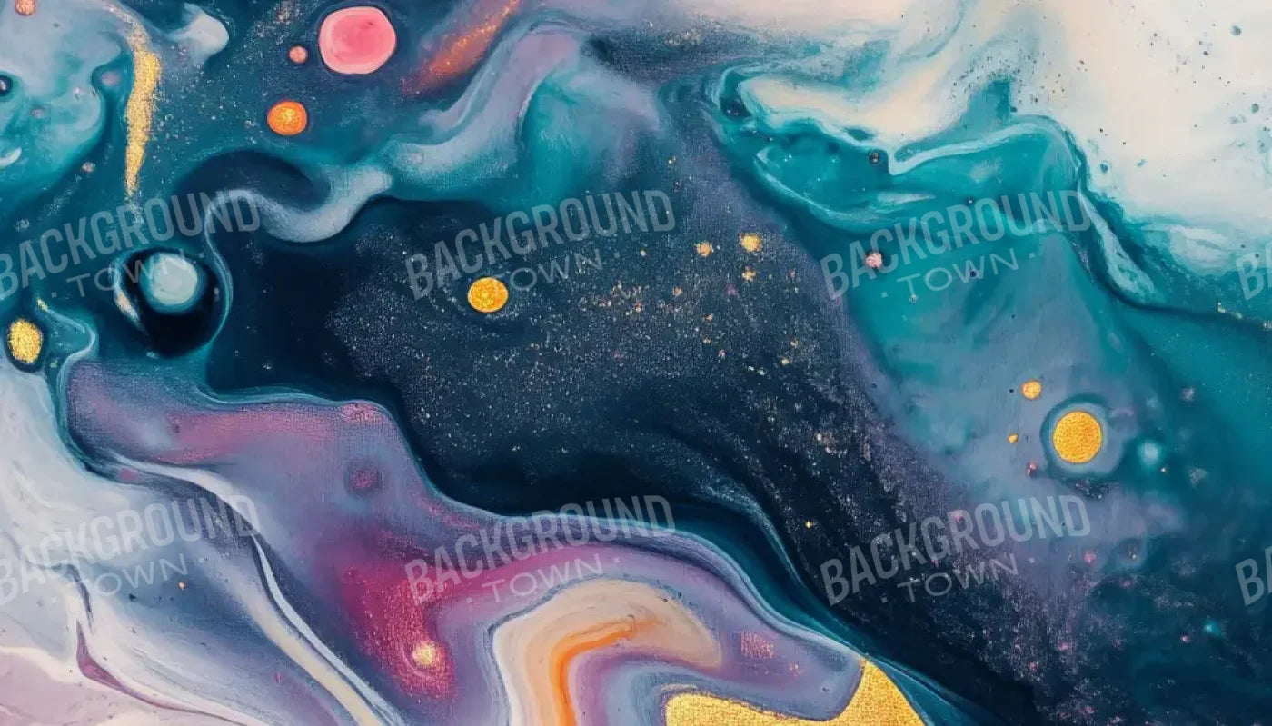 Abstract Art Painting 14’x8’ UltraCloth (168 x 96 inch) Backdrop