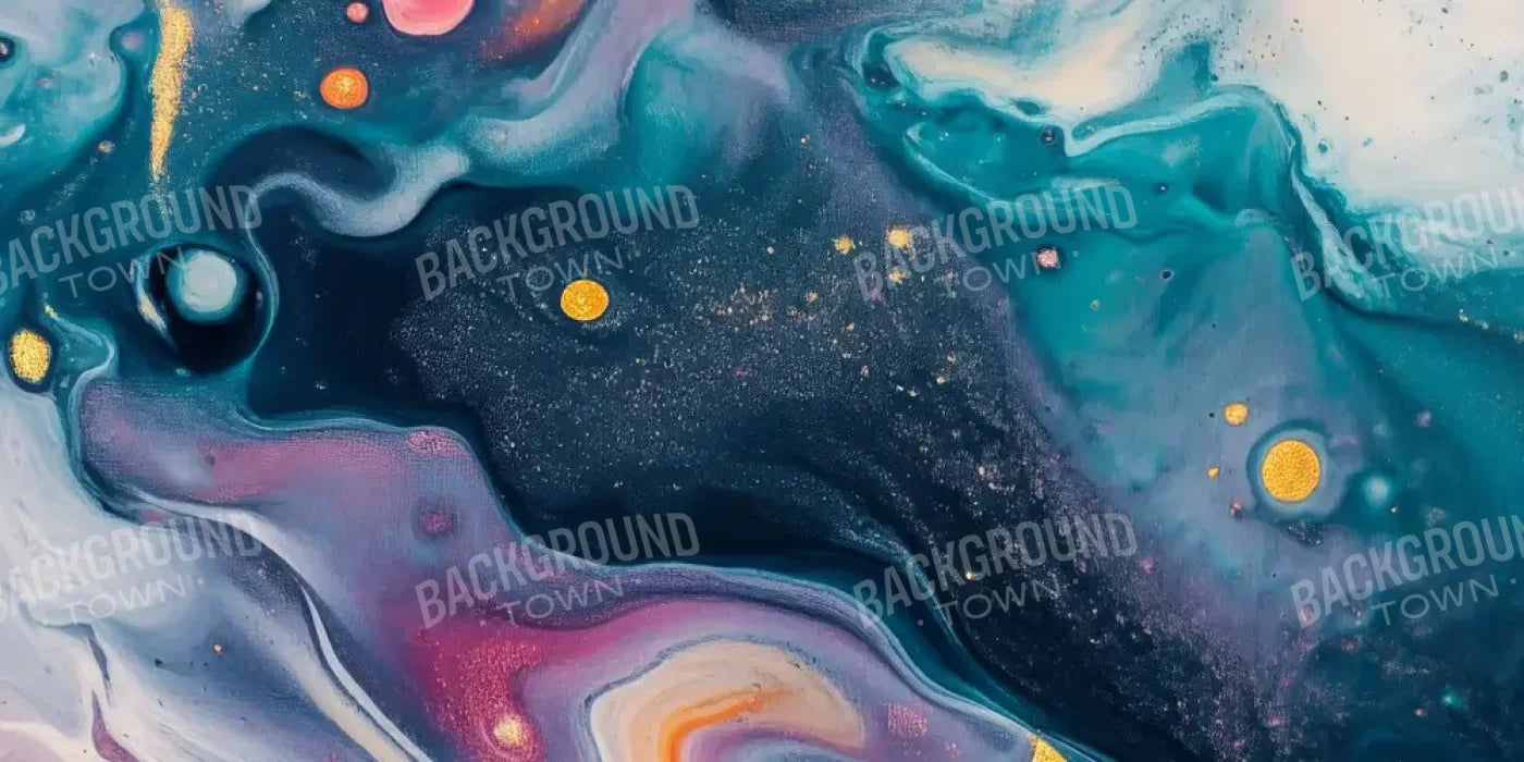Abstract Art Painting 20’x10’ UltraCloth (240 x 120 inch) Backdrop