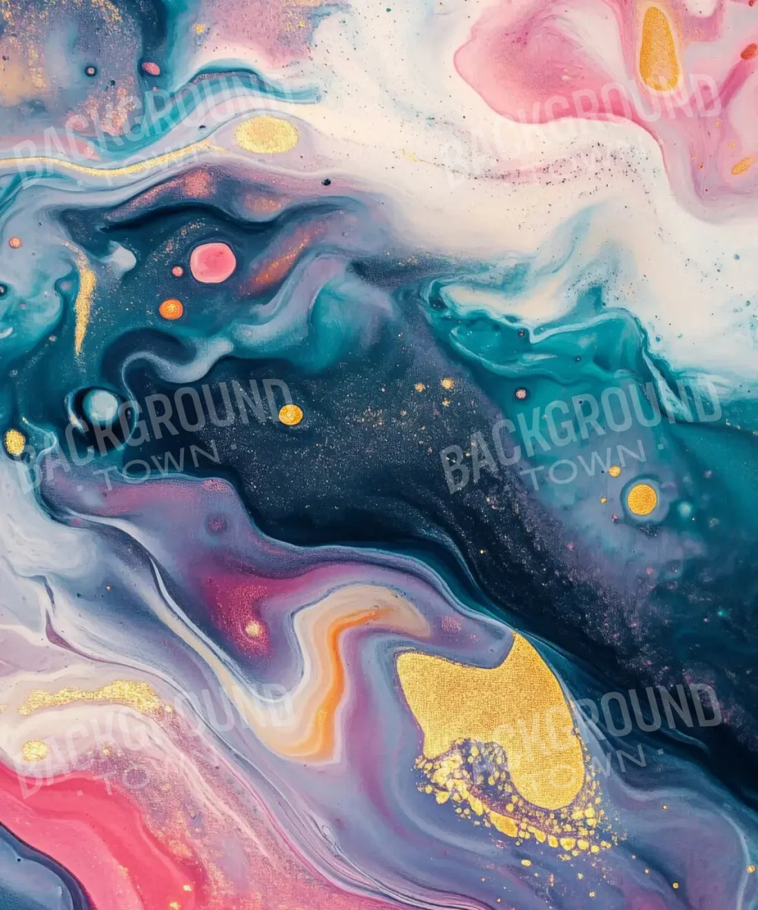 Multi-Colored Painted Backdrop for Photography