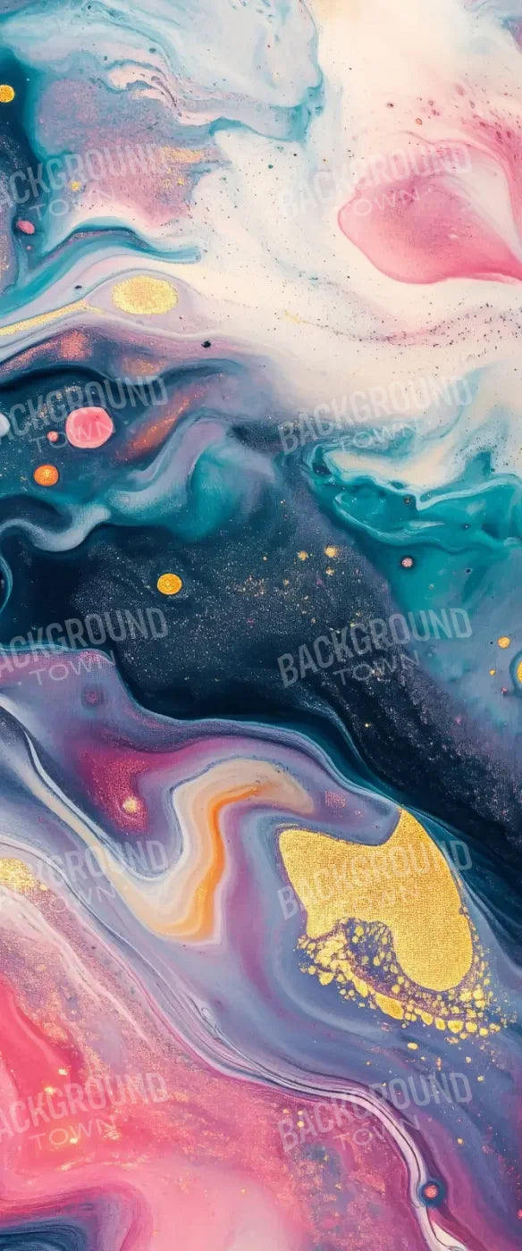 Abstract Art Painting 5’x12’ UltraCloth for Westcott X Drop (60 x 144 inch) Backdrop
