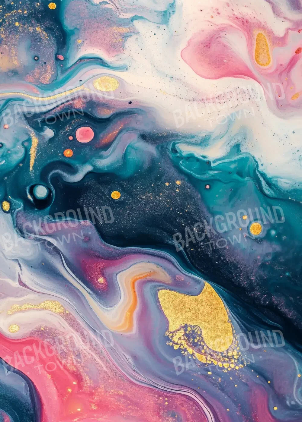 Abstract Art Painting 5’x7’ UltraCloth (60 x 84 inch) Backdrop