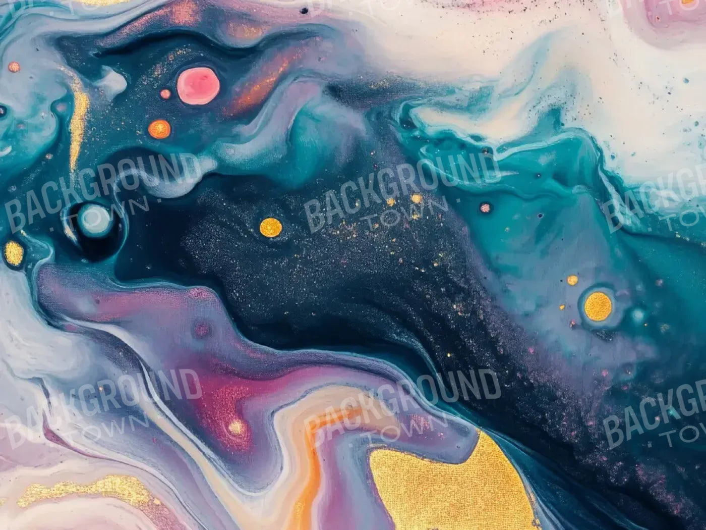 Abstract Art Painting 6’8x5’ Fleece (80 x 60 inch) Backdrop
