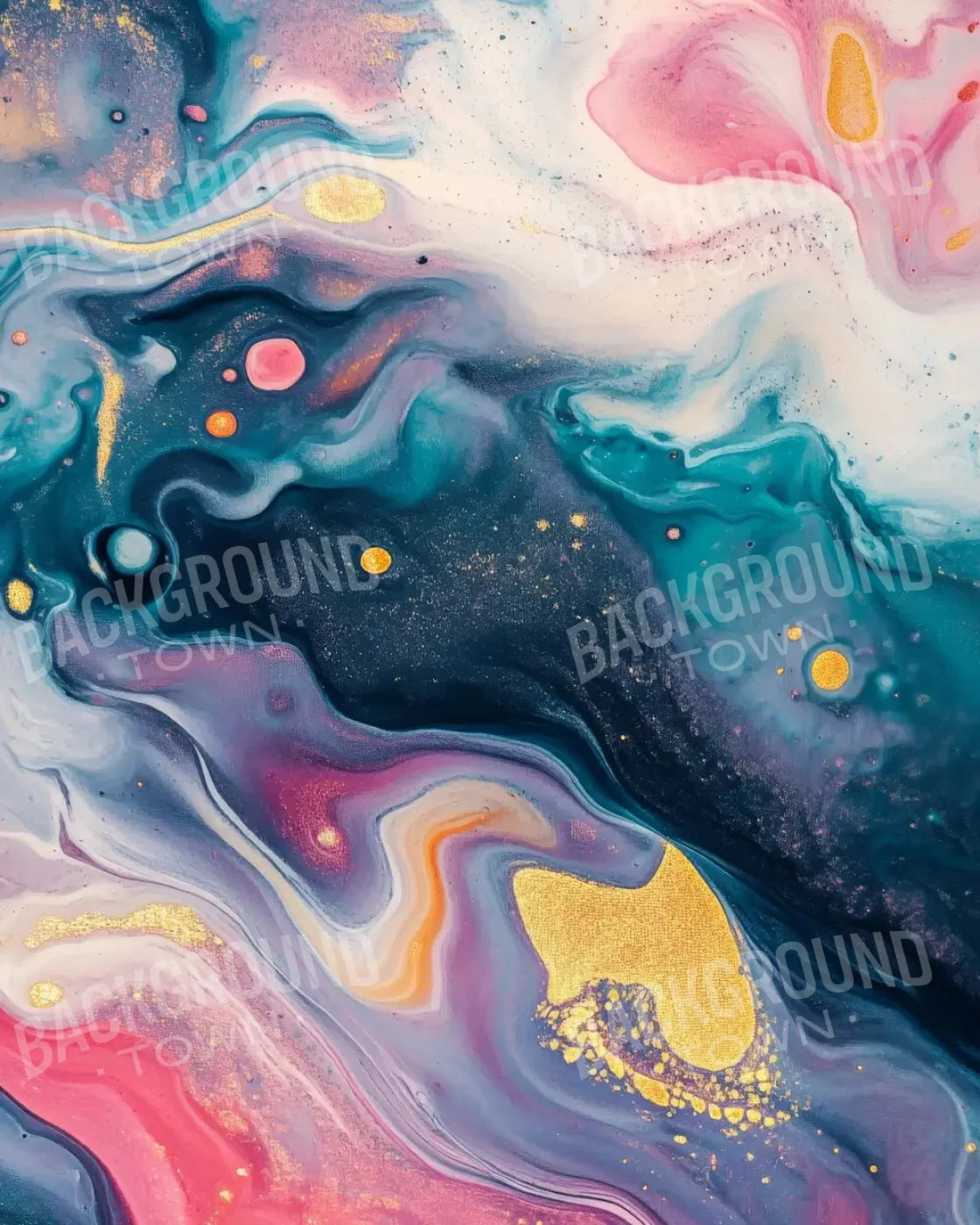 Abstract Art Painting 8’x10’ Fleece (96 x 120 inch) Backdrop