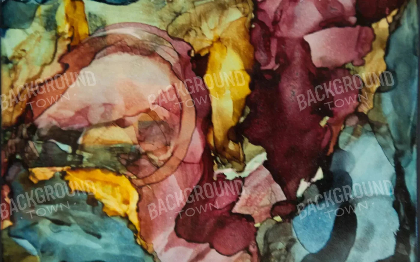 Abstract Flowers 14X9 Ultracloth ( 168 X 108 Inch ) Backdrop