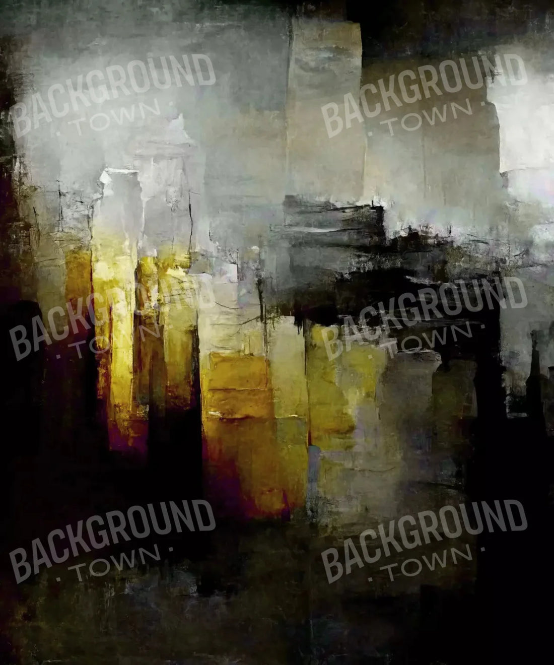 Yellow Urban Grunge Backdrop for Photography