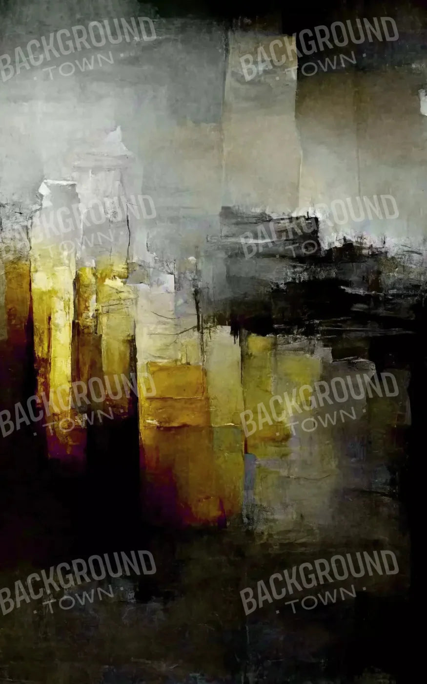 Abstract In Gold 9X14 Ultracloth ( 108 X 168 Inch ) Backdrop